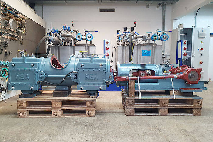 Industriepumpe nach Abnahmeprüfung