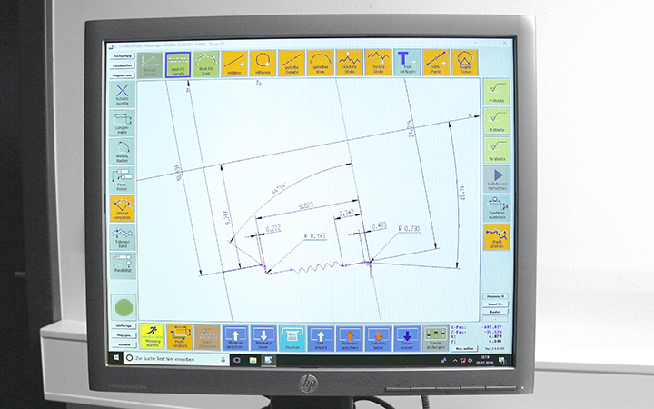 Measuring equipment in the quality area