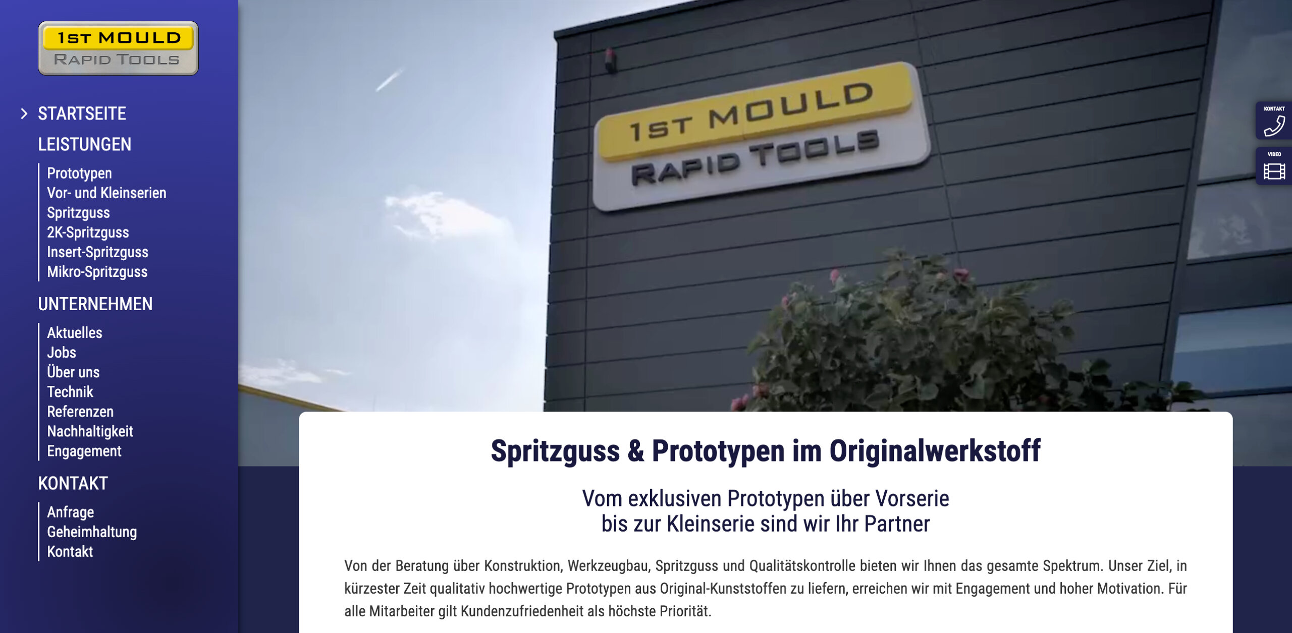 1st Mould – Fertigung