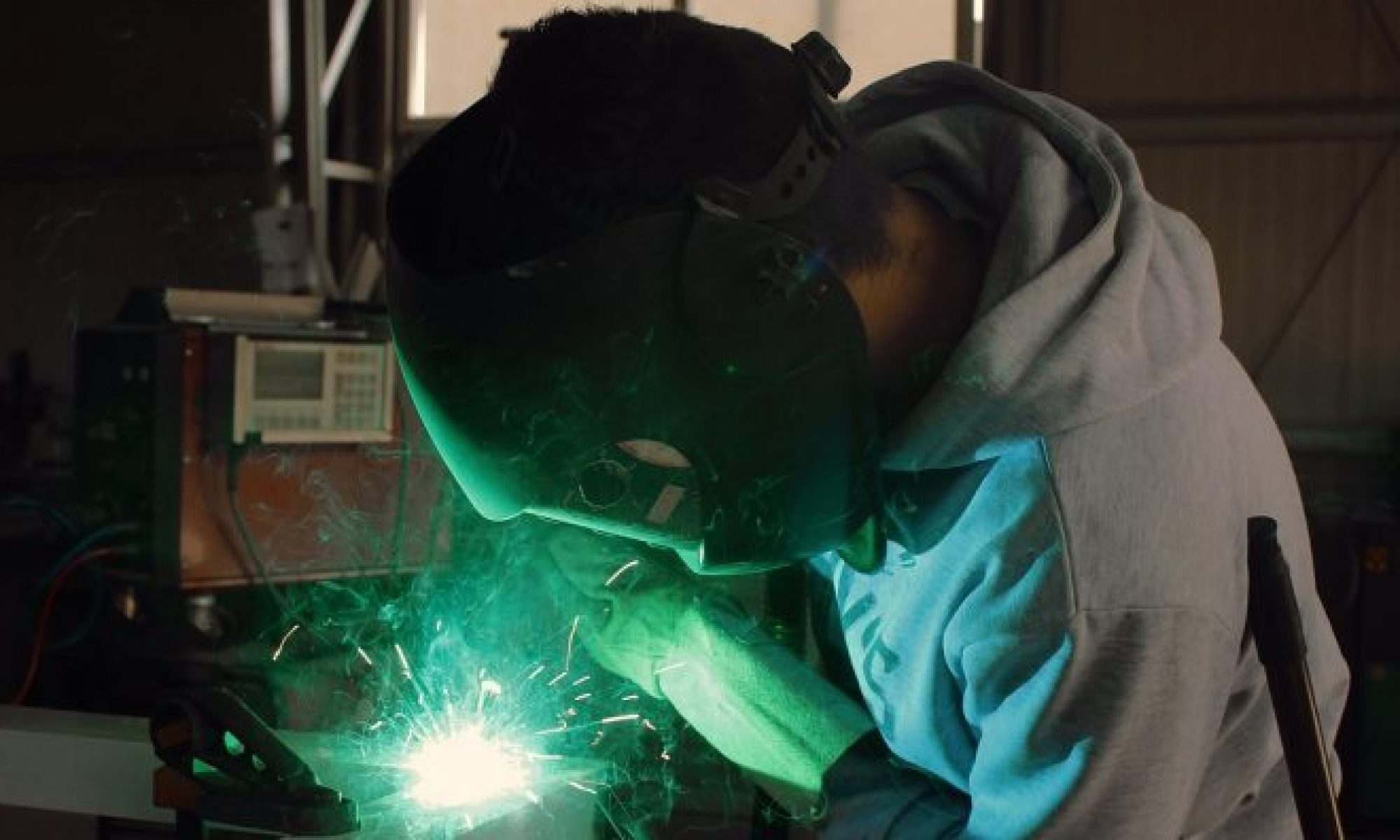 Schweißtechnik im Werk Löwenstedt
