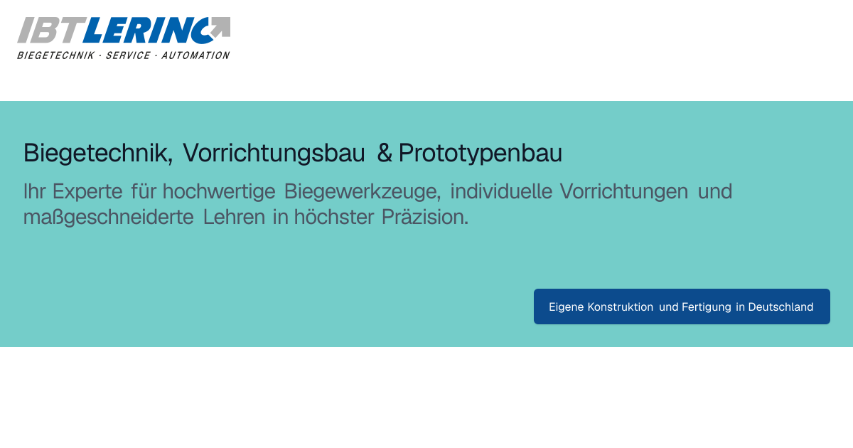 IBT Lerinc – Fertigung