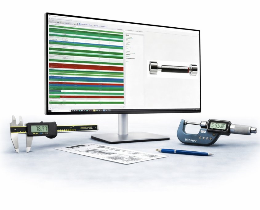 Measuring equipment management