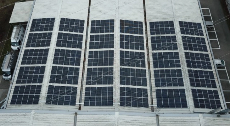 Photovoltaic system with 99 kWp
