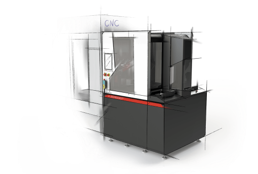 Robot'Humard – Roboter auf einer CNC-Maschine