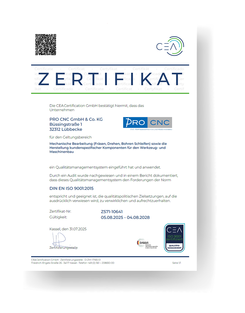 Zertifikat