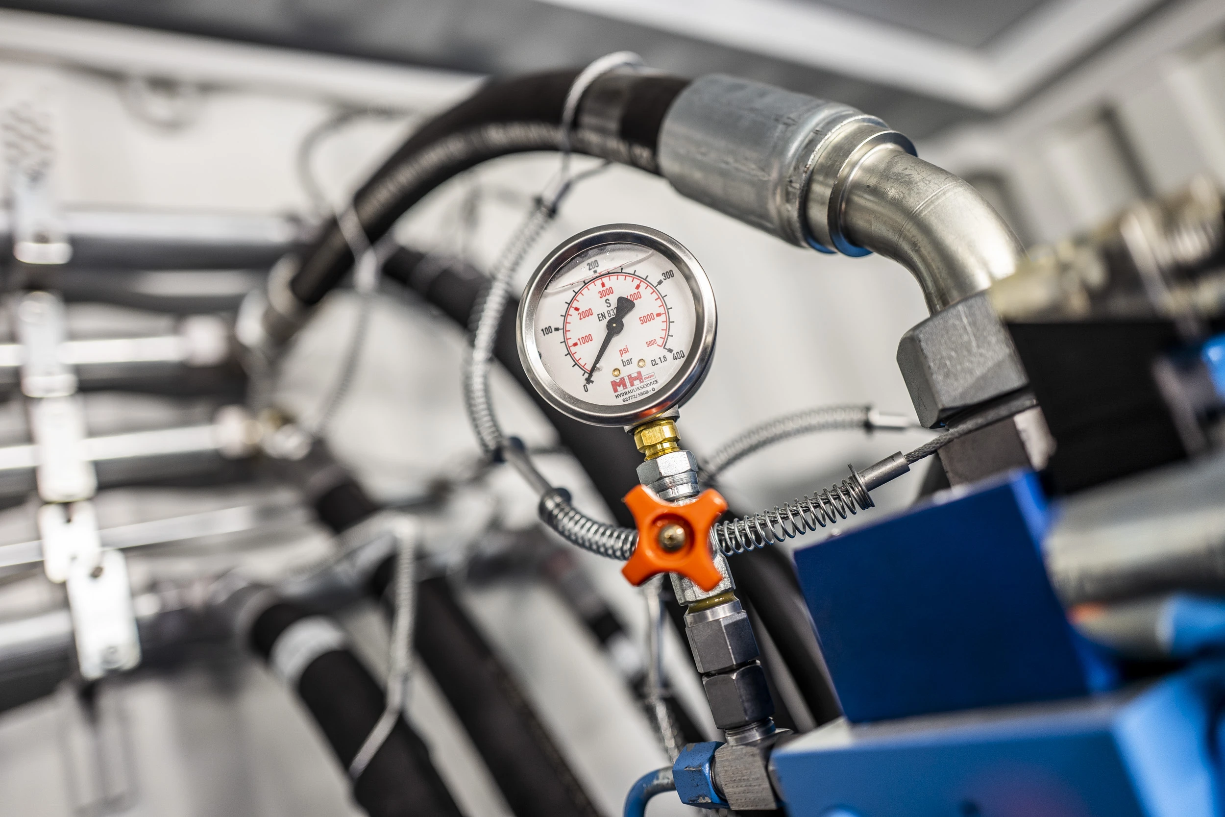 Hydraulikmotoren auf Grundplatte