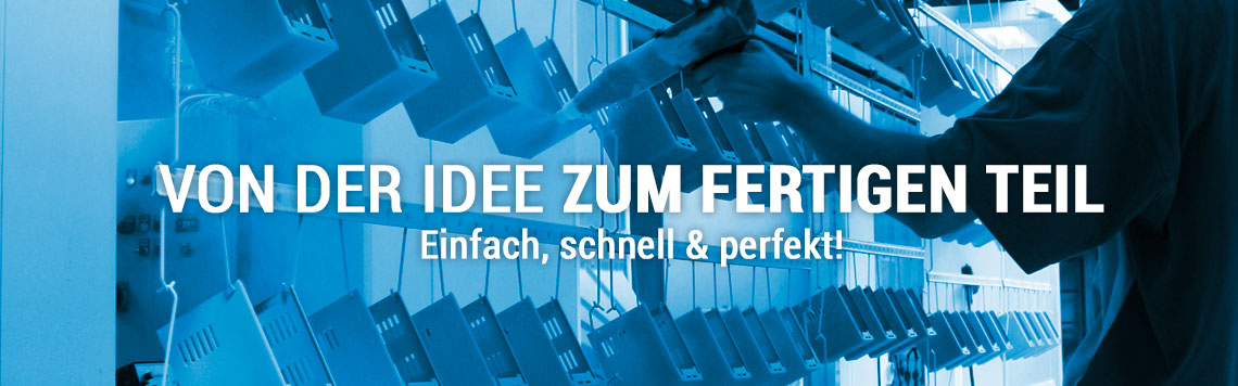 Blechformteile in der Produktion