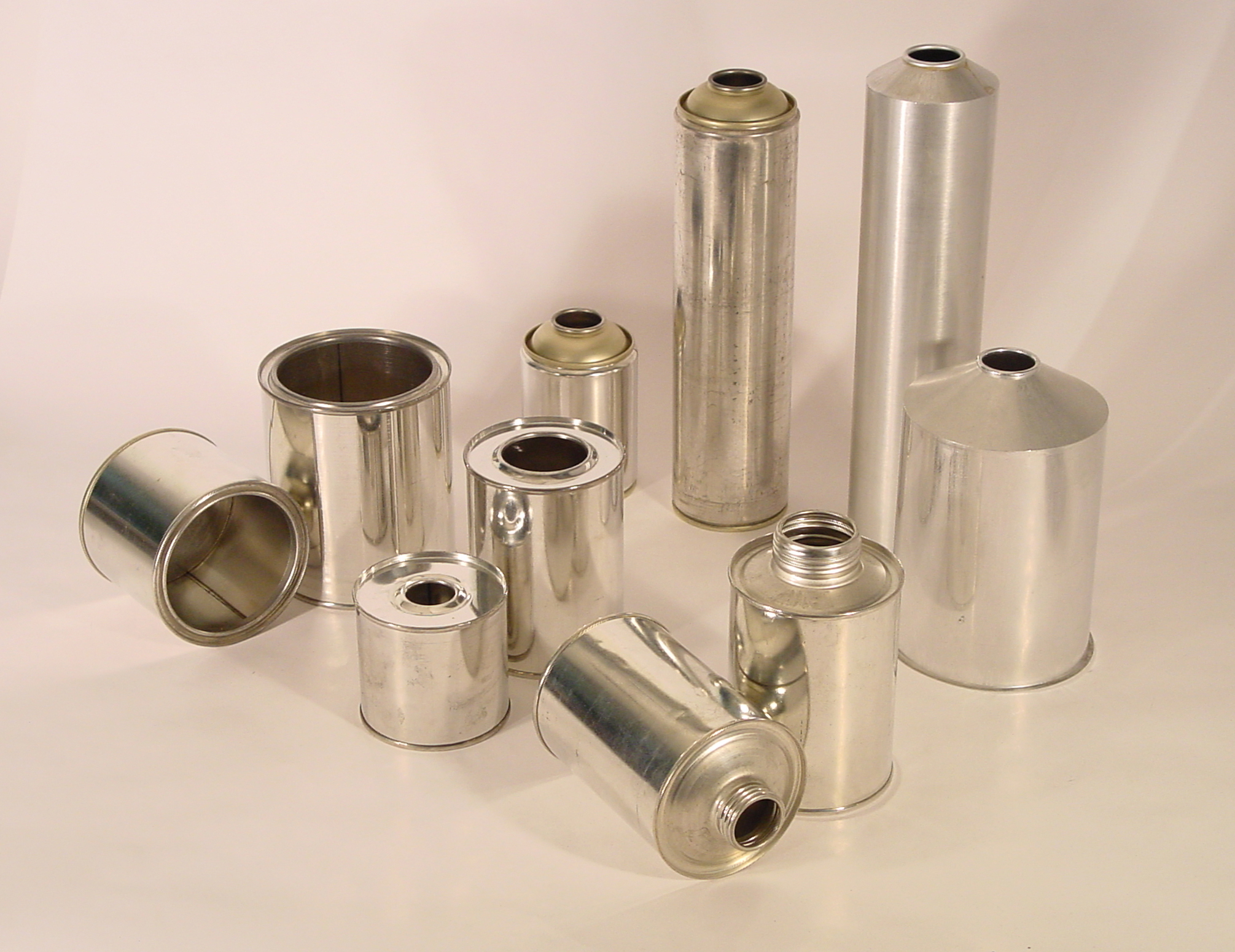 Round chemical/technical can