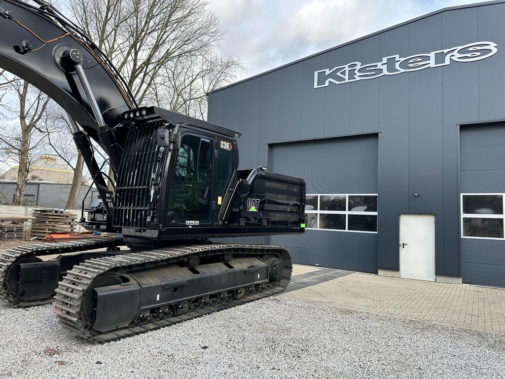Baumaschine vor der Lackierung