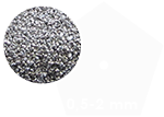 Alugranulat Körnung 0,5–2 mm