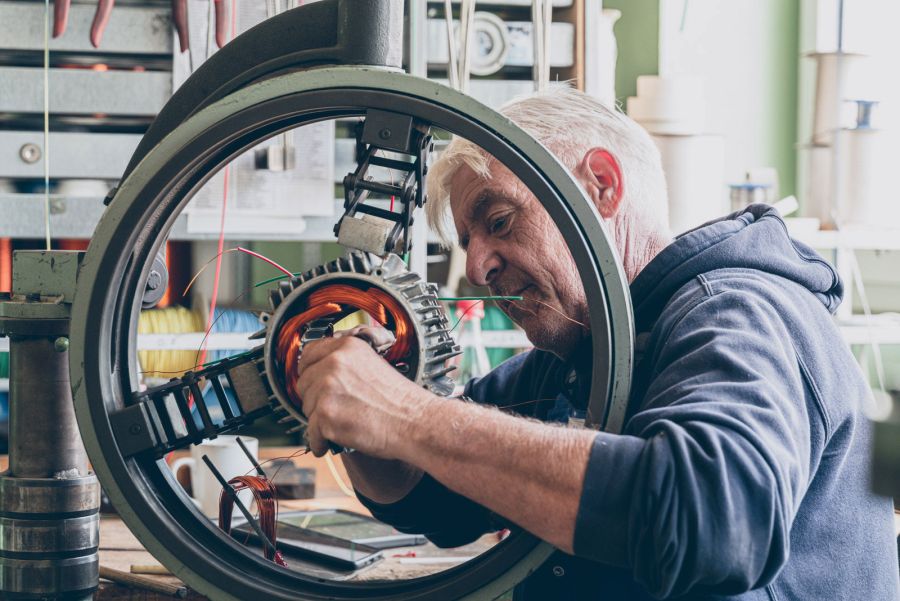 Elektromotor-Reparatur