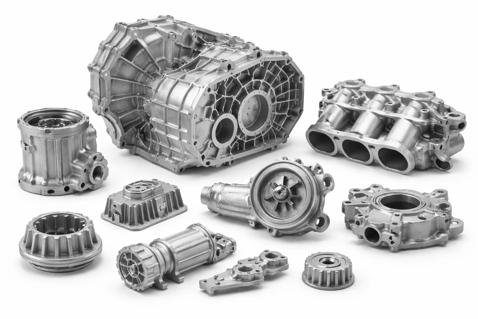 Die-cast part to drawing