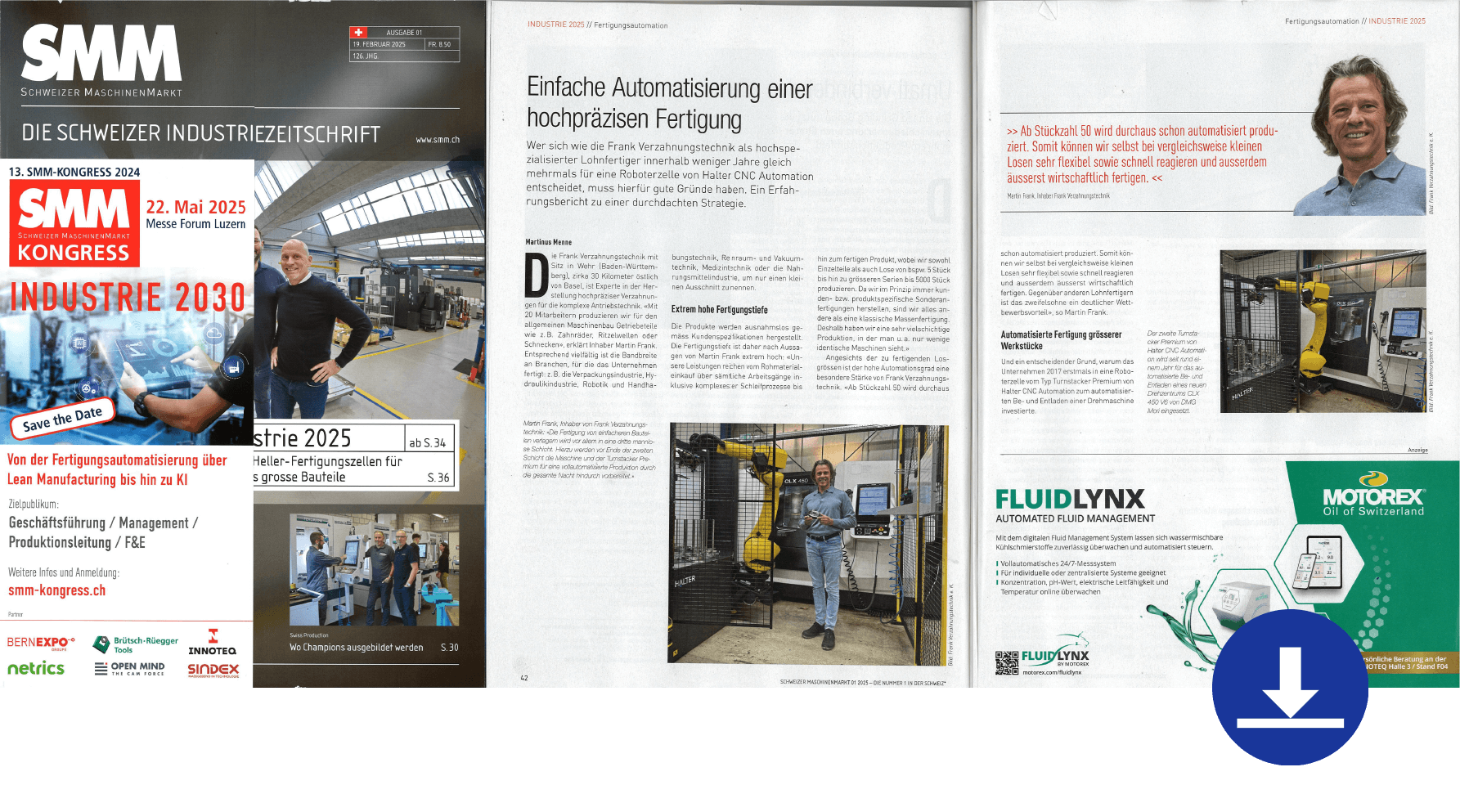 Bericht über Frank Verzahnungstechnik in der SMM