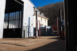 Container und Materialumschlag