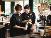 Kaffee in der Filiale Marburger Straße