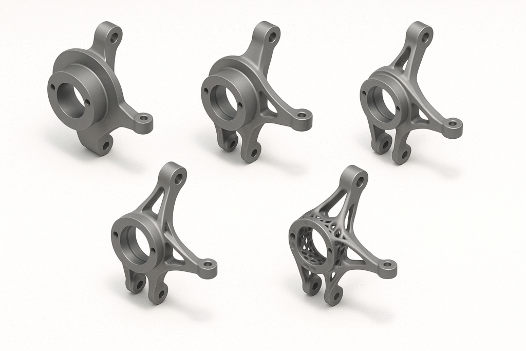 Knuckle – Topology Optimization (Reverse Engineering)