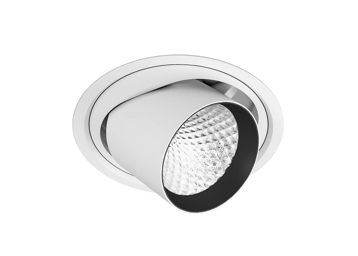 Recessed luminaires and recessed spotlights