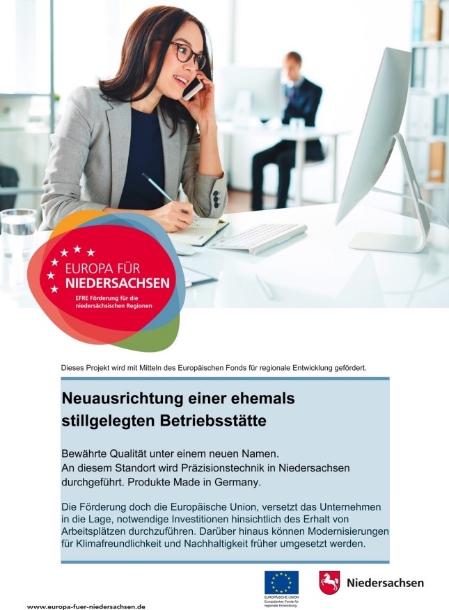 EFRE-EU-Förderung der Reaktivierung des Standorts