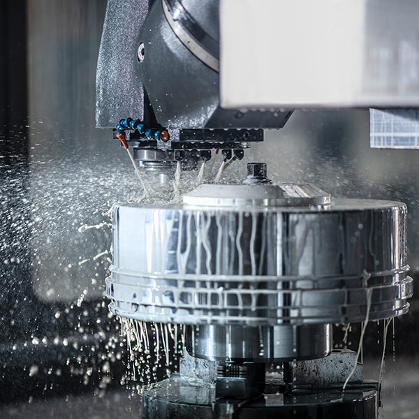 CNC-Drehmaschine in der Fertigung