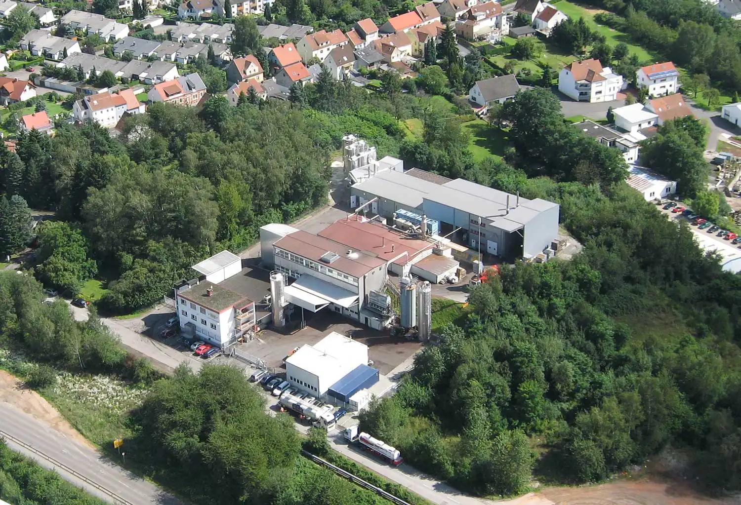 Luftbild des Standorts Bexbach