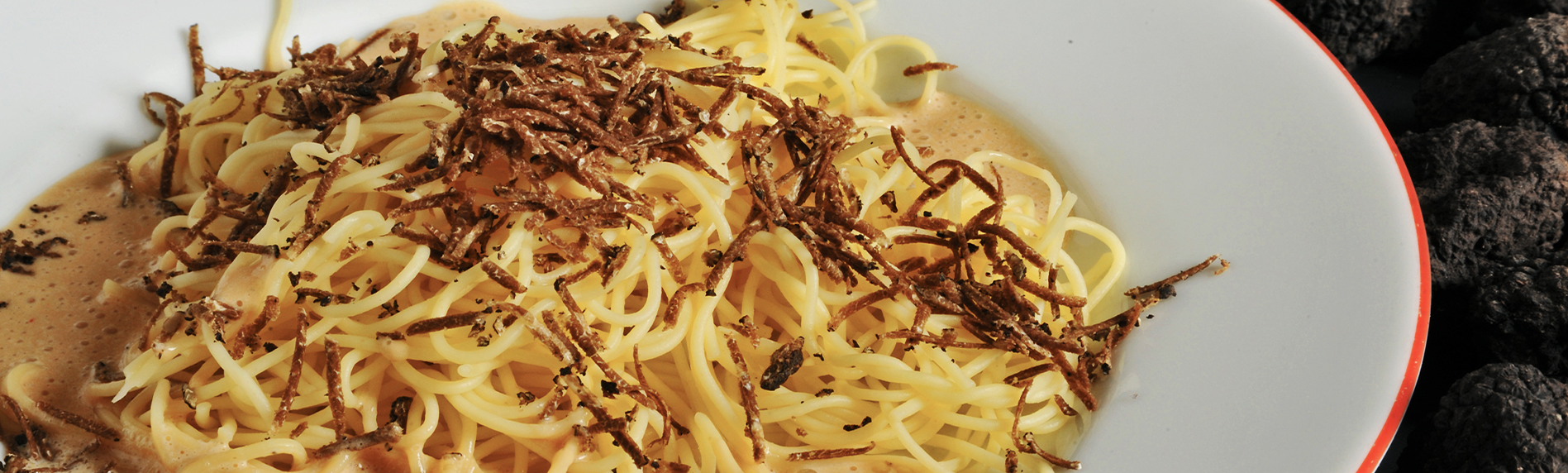 Truffle sauce with pasta