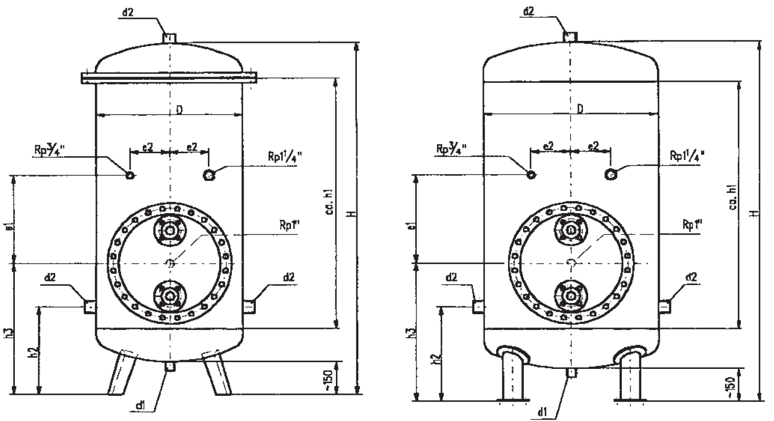 Warmwasserbereiter (Calorifier)