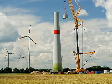 Bauteile für den Windkraftanlagenbau