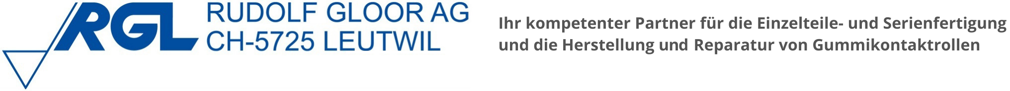 Logo RUDOLF GLOOR AG
