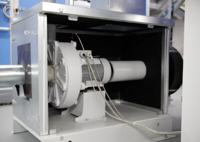 Ventilator in Schalldämmhaube
