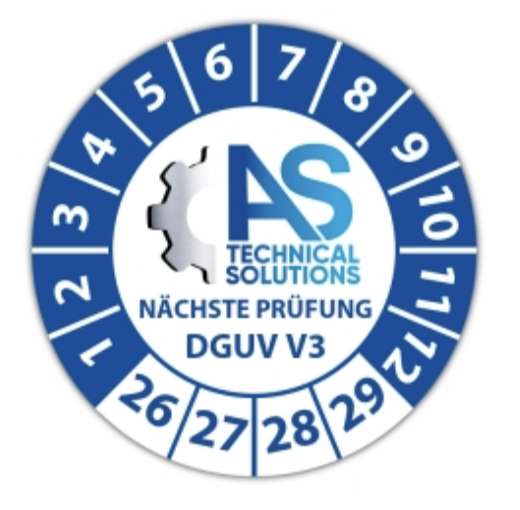 DGUV V3 Prüfplakette