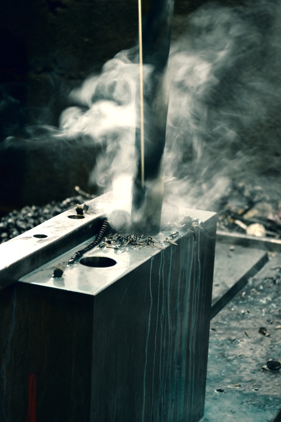 Machining of a large component
