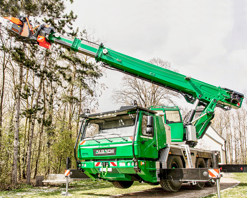 Fällbach felling crane vehicle
