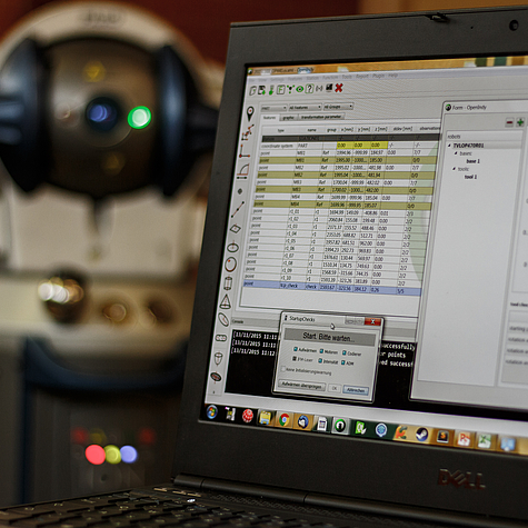 Softwareentwicklung OpenIndy mit Lasertracker-Anbindung