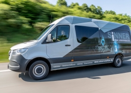 Vehicle lettering Sinner Stahlbau