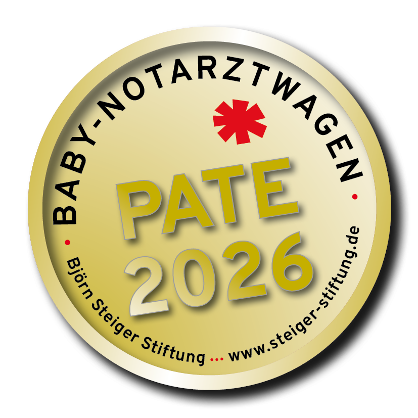 Patenschaft 2026: Babynotarztwagen Felix der Björn Steiger Stiftung