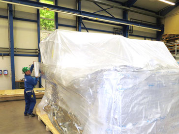 Verpacken vor Ort