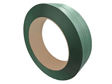 PET strapping 15.5 × 0.70 mm, green embossed