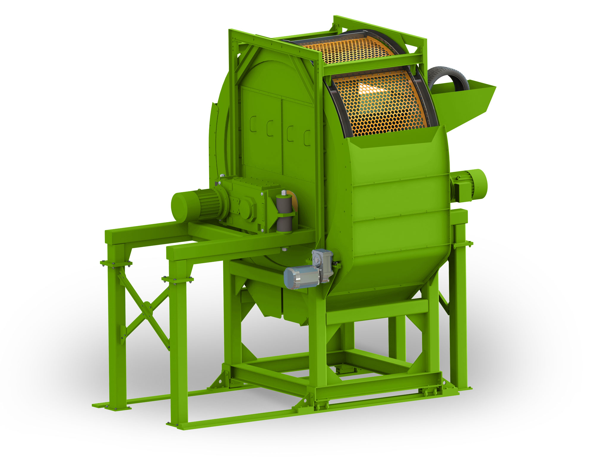 Primary Shredder VZ with Trommel Screen TS