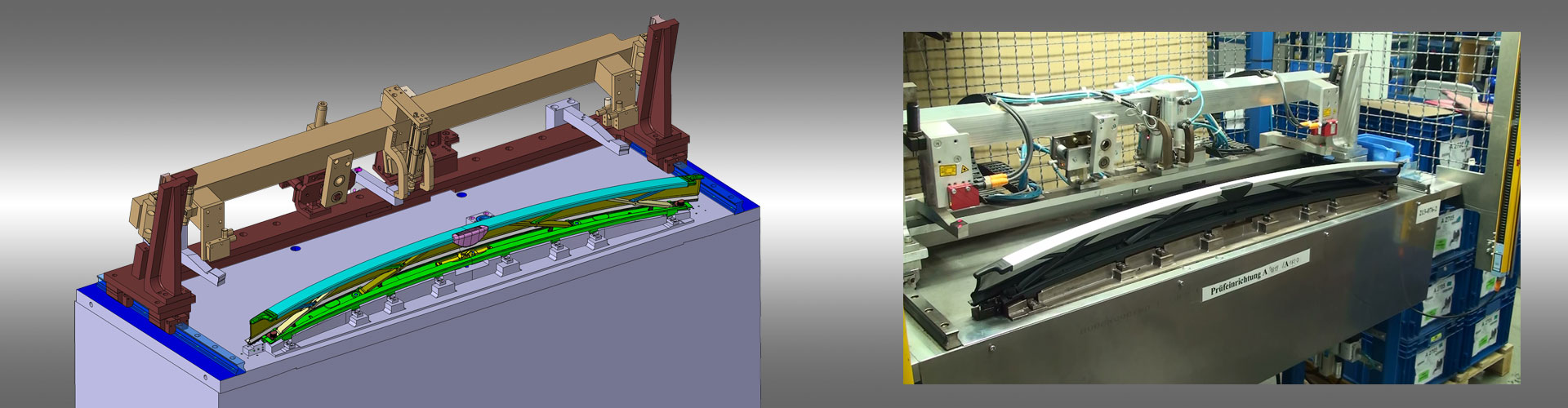 Checking fixture for wind deflector