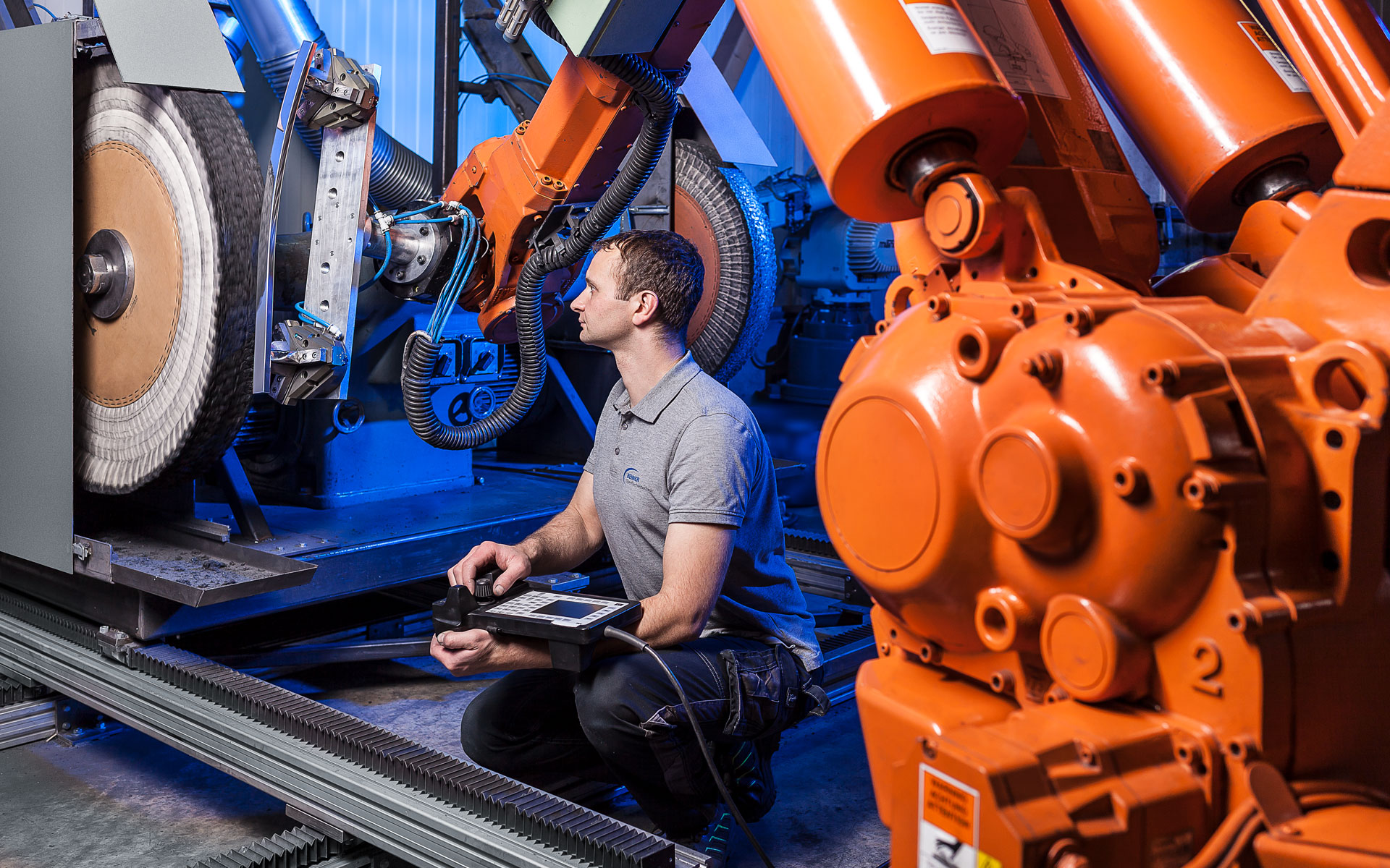 Robotergestütztes Schleifen und Polieren