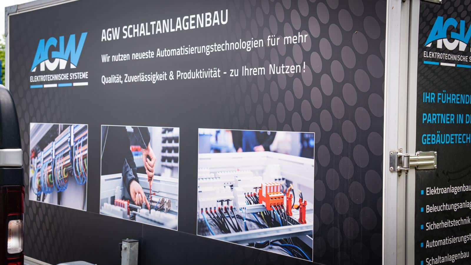 AGW Servicefahrzeug im Einsatz
