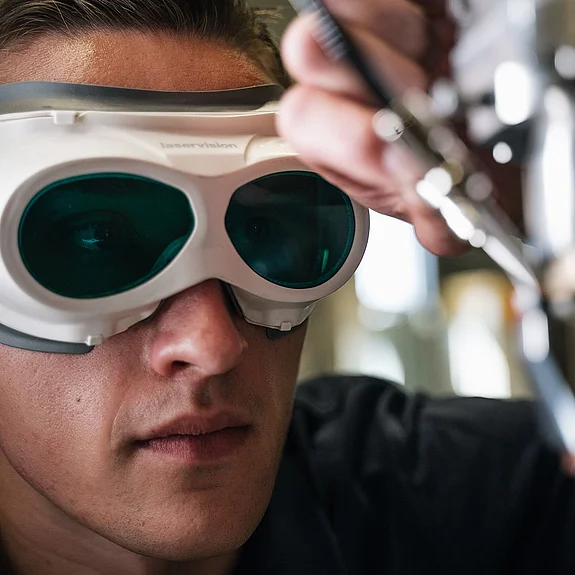 Technician in the application center