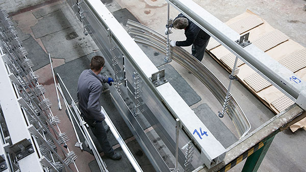 Großformatige Aluminiumprofile