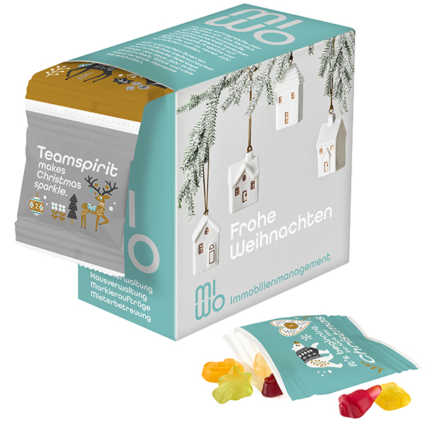 Spenderbox für Fruchtgummi-Adventskalender