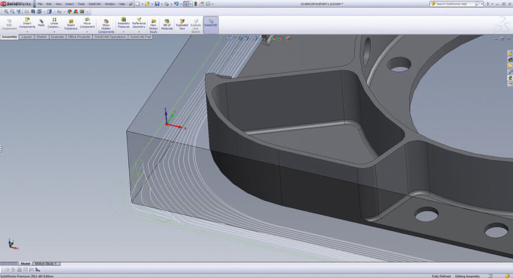 3D-Werkzeugbahnsimulation