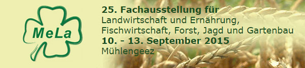 Trade fair presence MeLa Mühlengeez