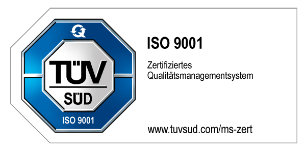 Zertifikat DIN EN ISO 9001