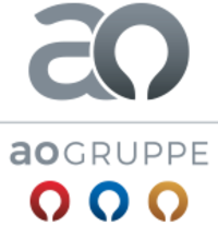 Logo ao Gruppe – ao Giessereidienstleistungen, ao Guss-Oberflächentechnik und ao Giessereiservice