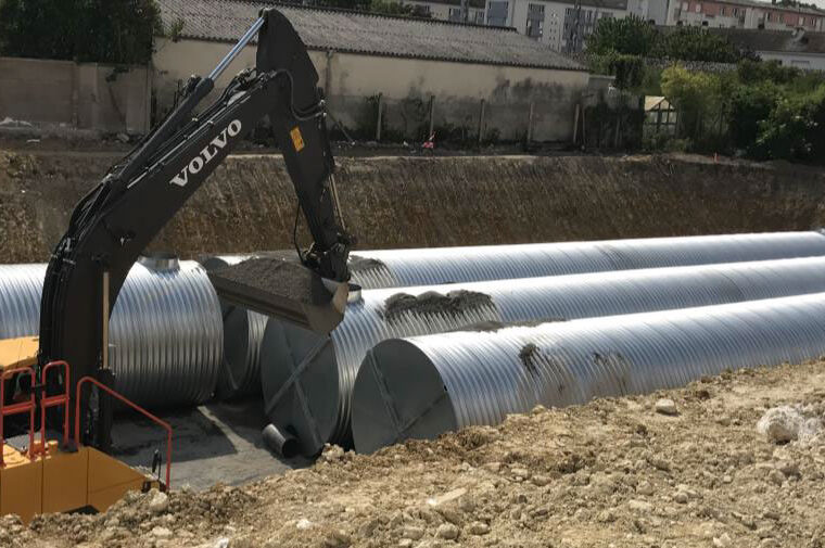 Stormwater retention basin – Nogent-le-Rotrou (28)