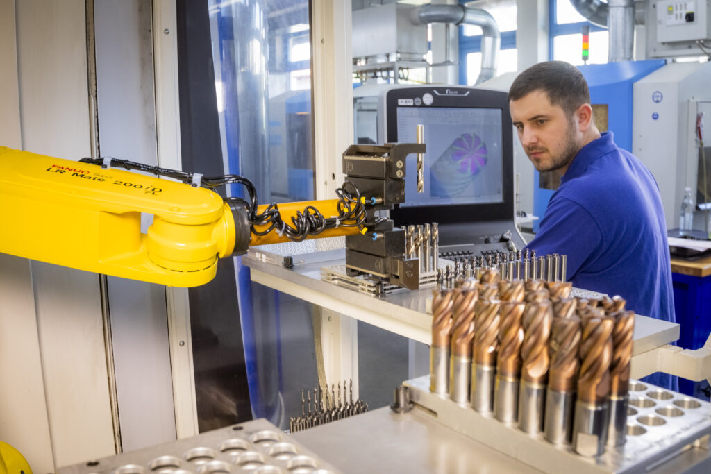 CNC-Werkzeugschleifmaschinen im Maschinenpark